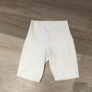 Lululemon White Align Shorts